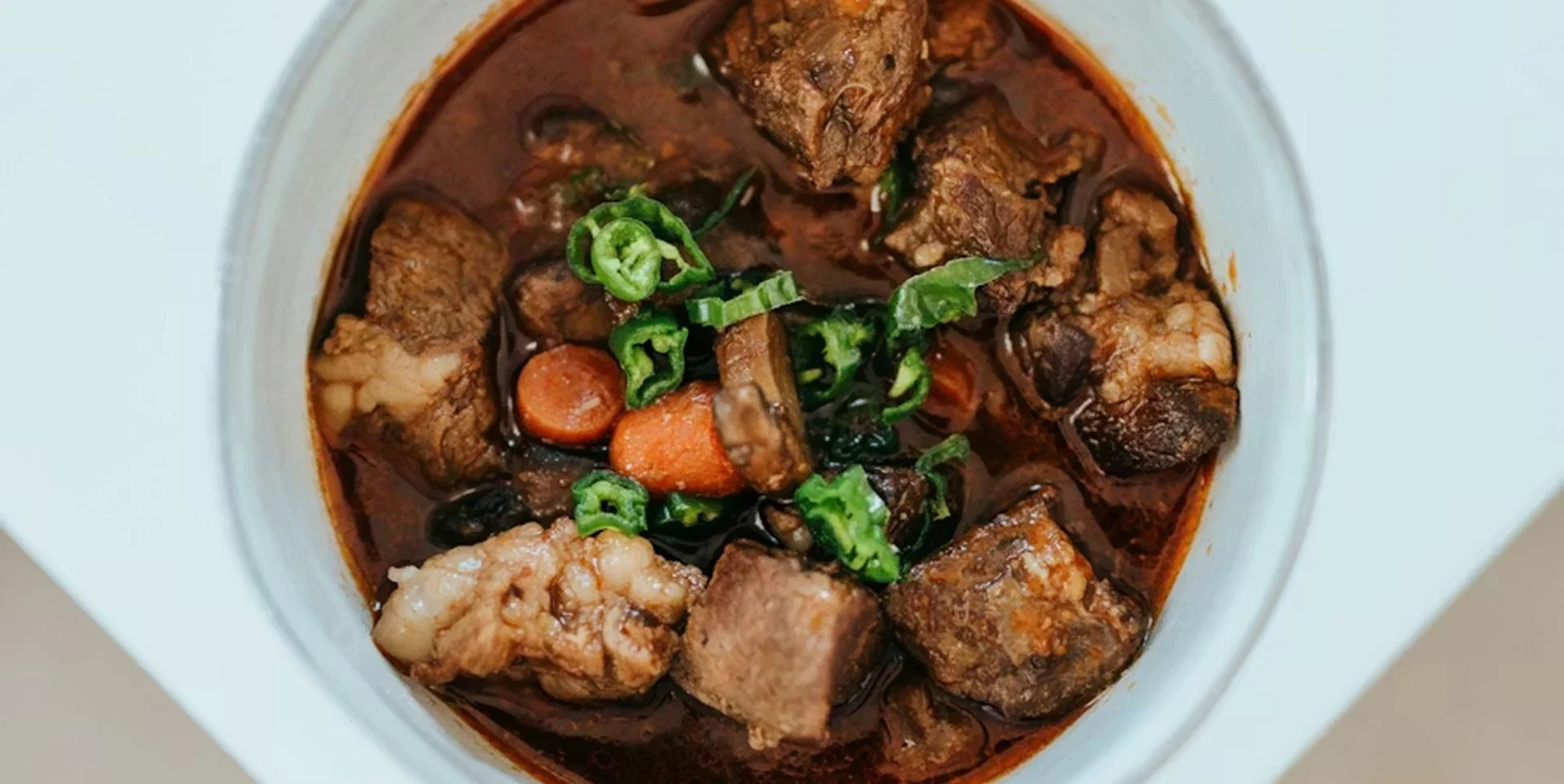 Plate of cooked pot roast