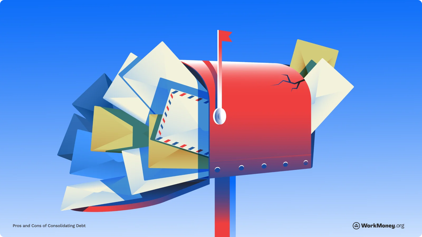 Mailbox Full of Letters That Are Piling Out