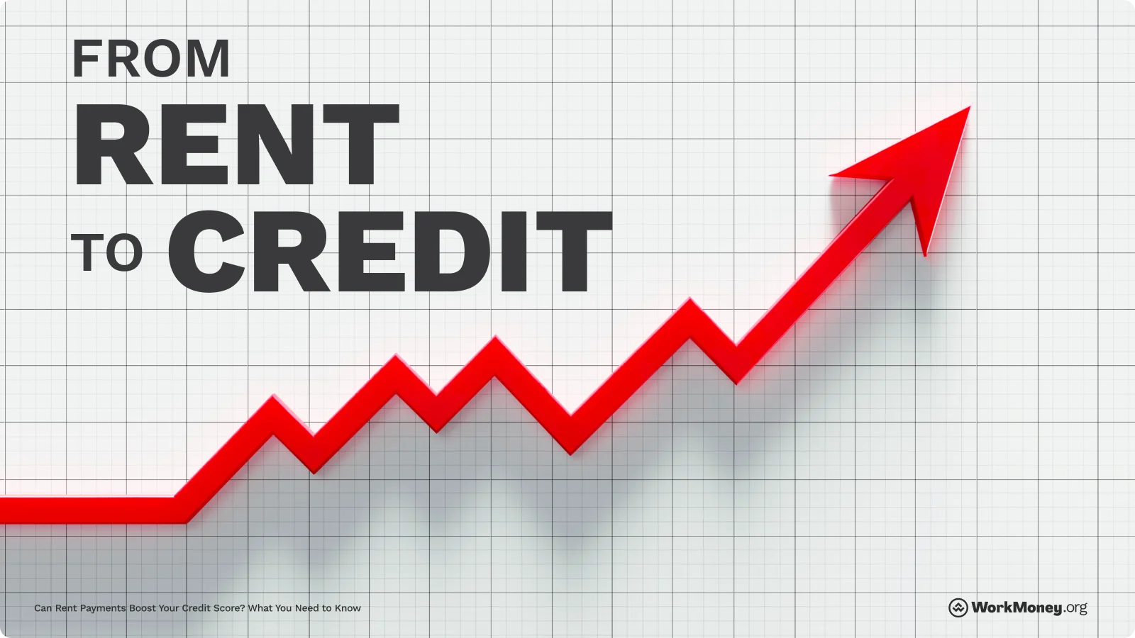 Line chart going up for credit rising