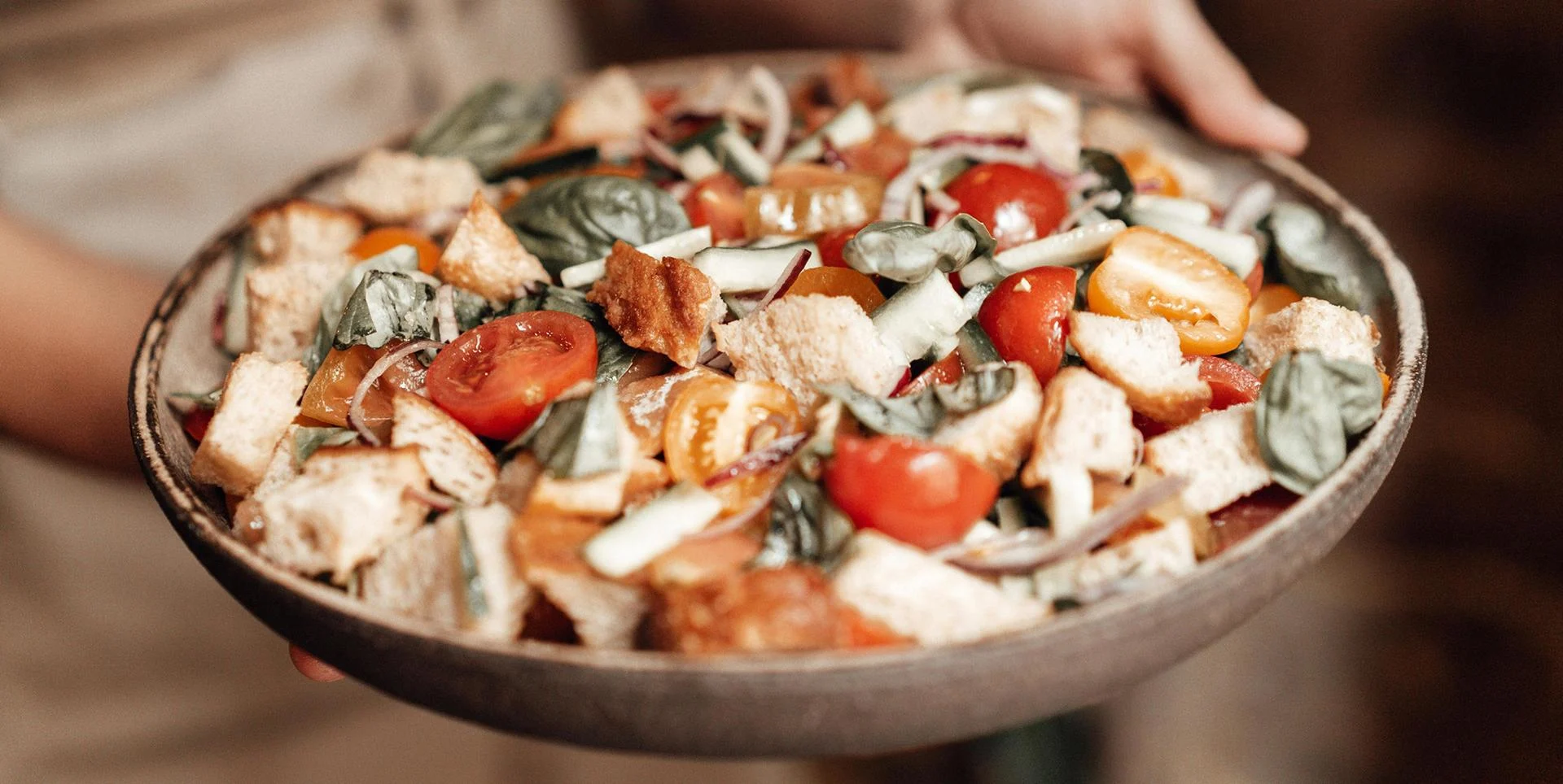 Bowl of pasta and veggies 