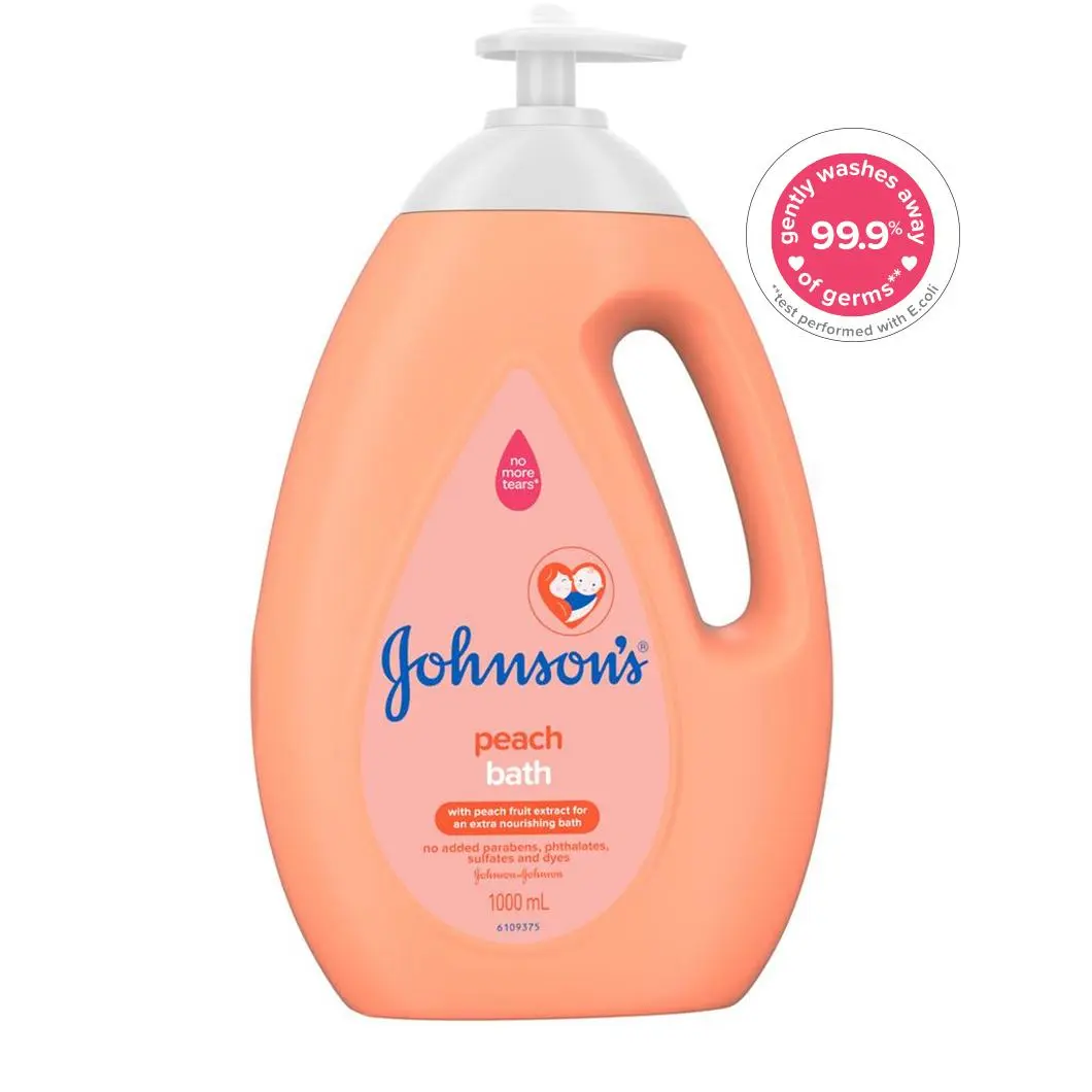Johnson's ® Peach Bath image 1