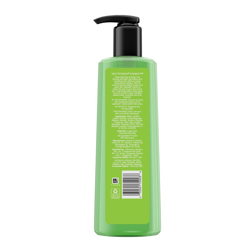 Neutrogena® Rainbath® Shower & Bath Gel Pear & Green Tea 16 fl. Oz image 2