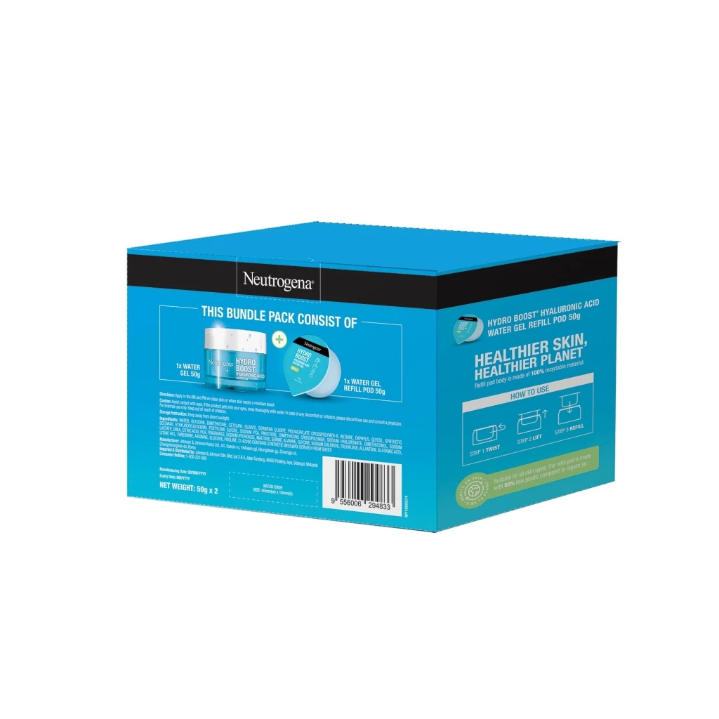 Neutrogena® Hydro Boost™ Hyaluronic Acid Water Gel Bundle Pack (50gx 2) image 2