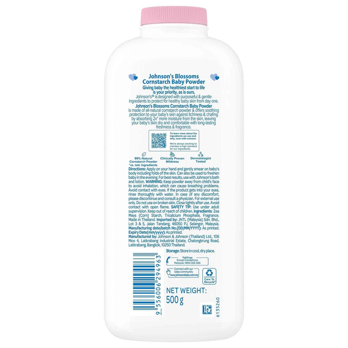 Johnson's® Blossom Cornstarch Baby Powder image 2