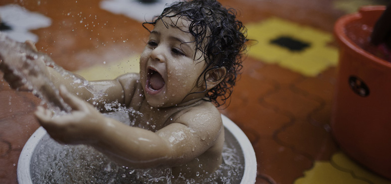 Giving Your Baby a Sponge Bath