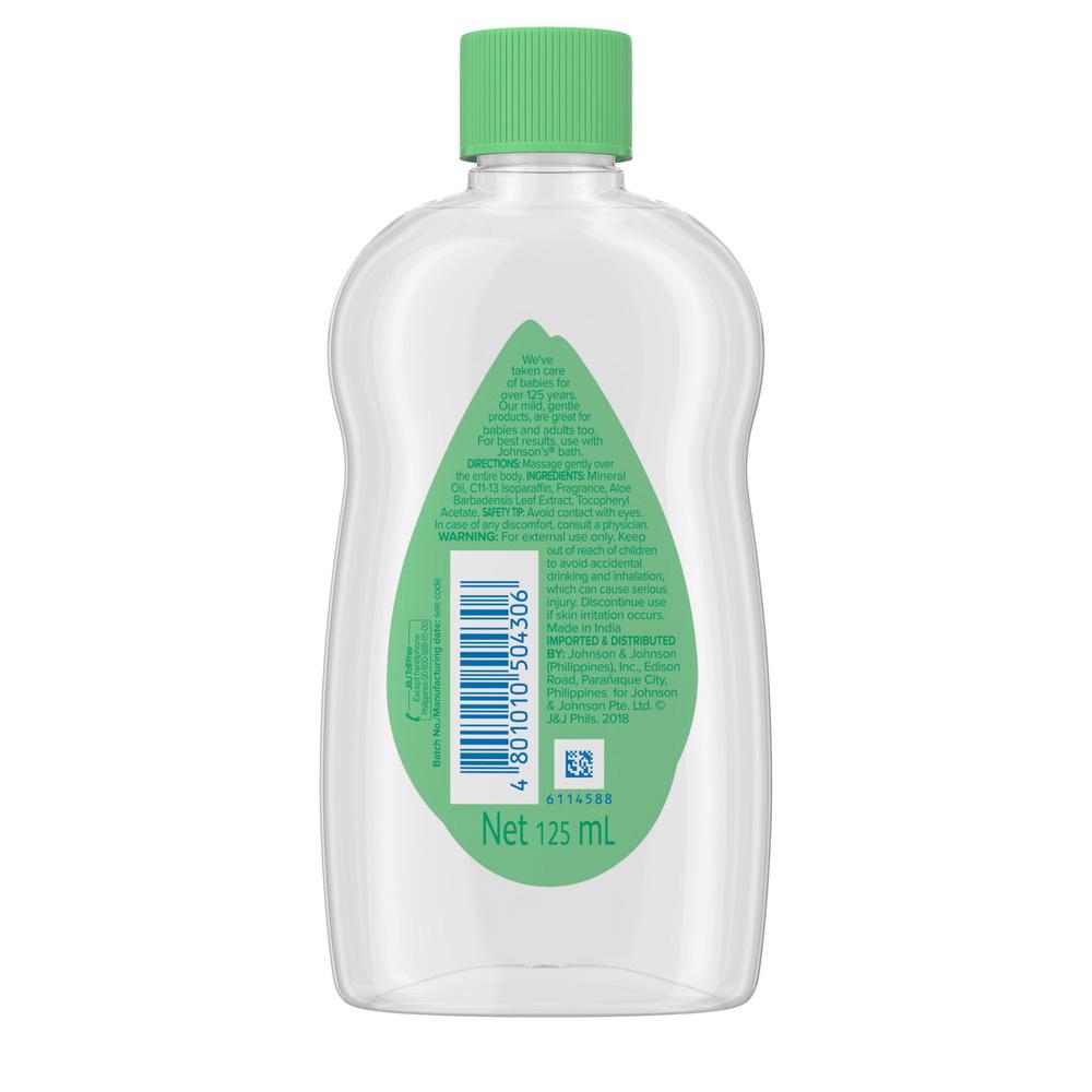 Johnson's® Aloe Vera With Vitamin E Baby Oil image 2