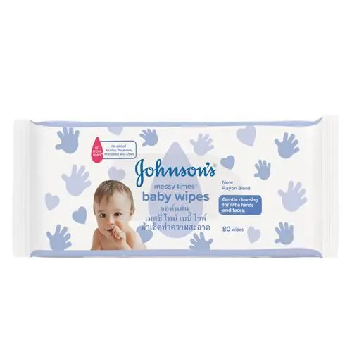 Johnson’s® Baby Messy Times Wipes image 1