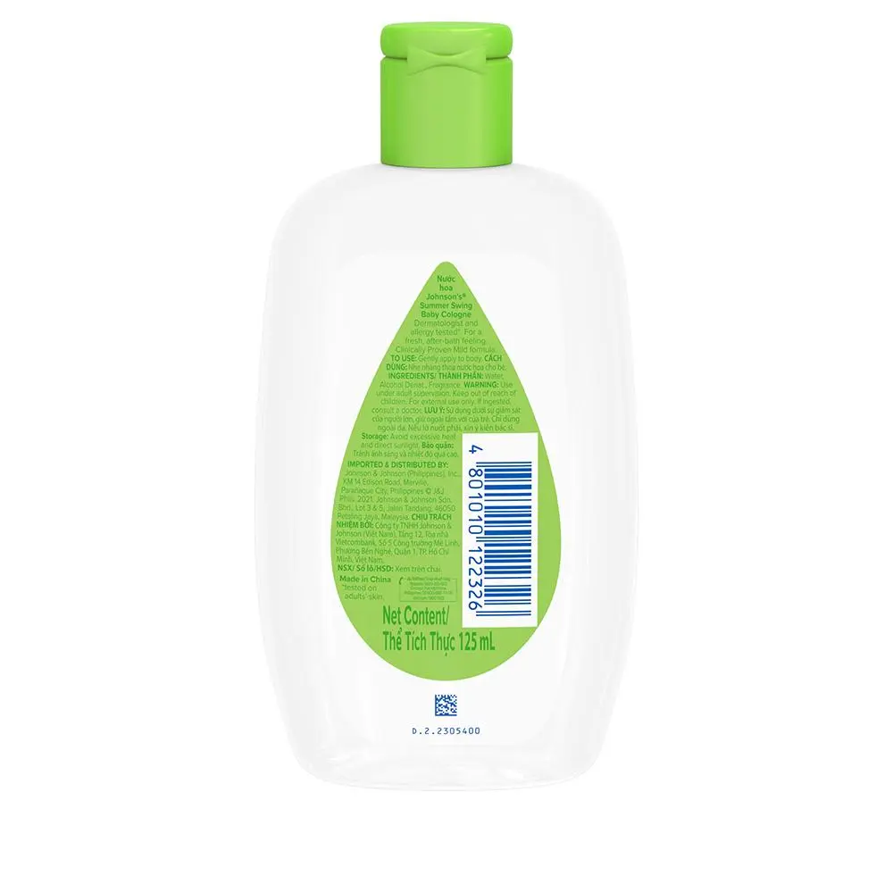 Johnson's ® Summer Swing Baby Cologne image 2