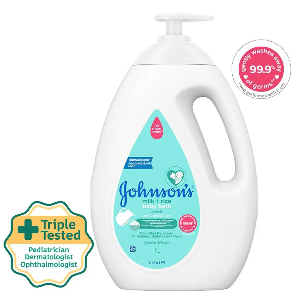 Johnson's ® Milk + Rice Bath image 1