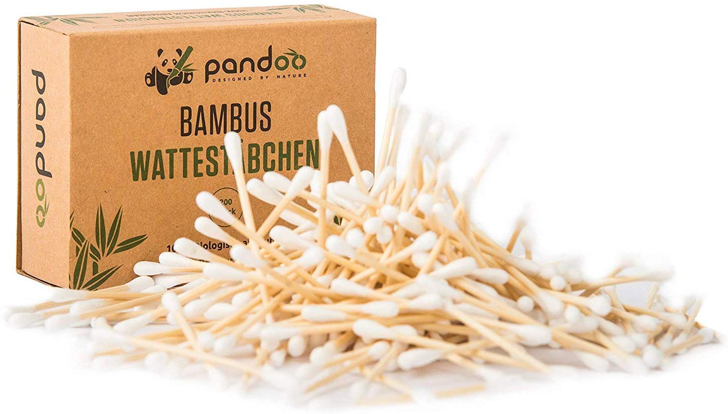 Pandoo Bambus-Wattestäbchen
