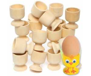 Wooden egg cups