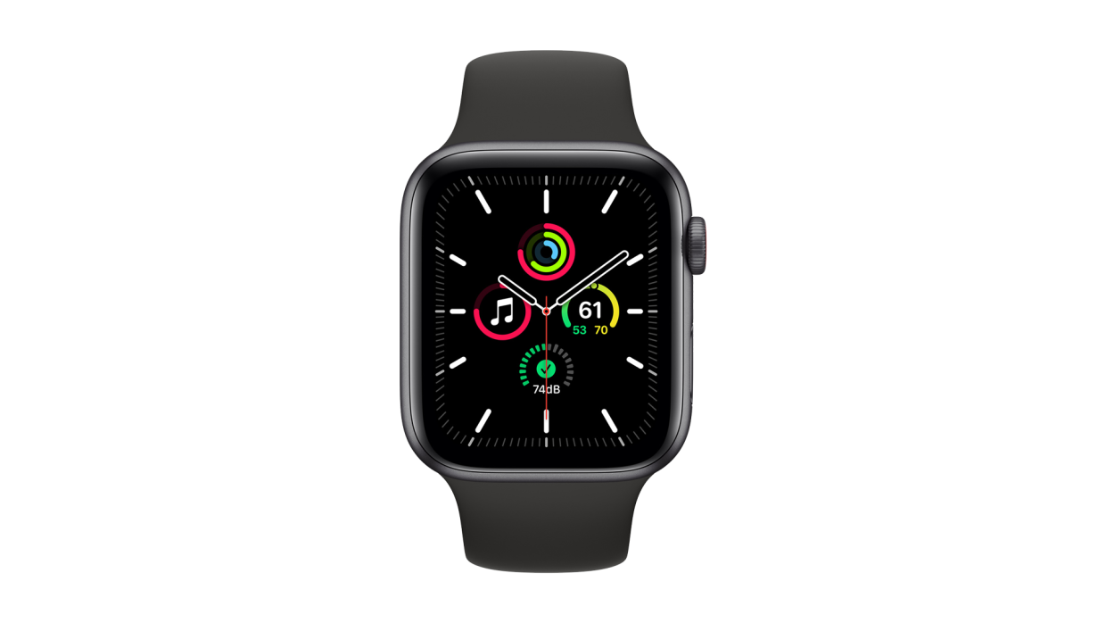 Apple Watch SE Framsida Svart