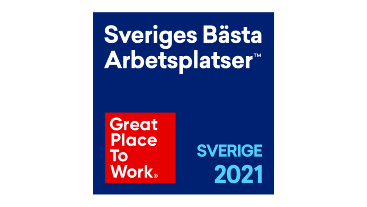En av Sveriges bästa arbetsplatser 2021