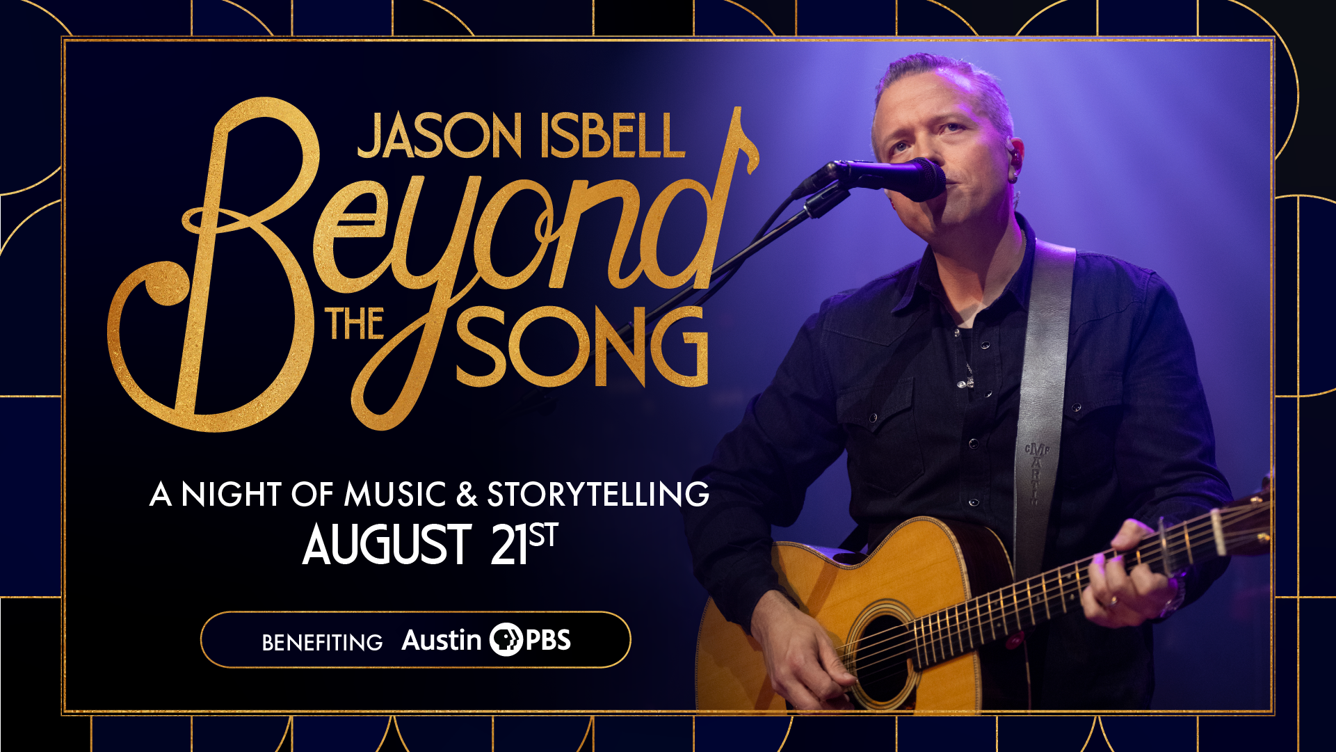 A special fundraiser event featuring Jason Isbell benefiting Austin PBS
