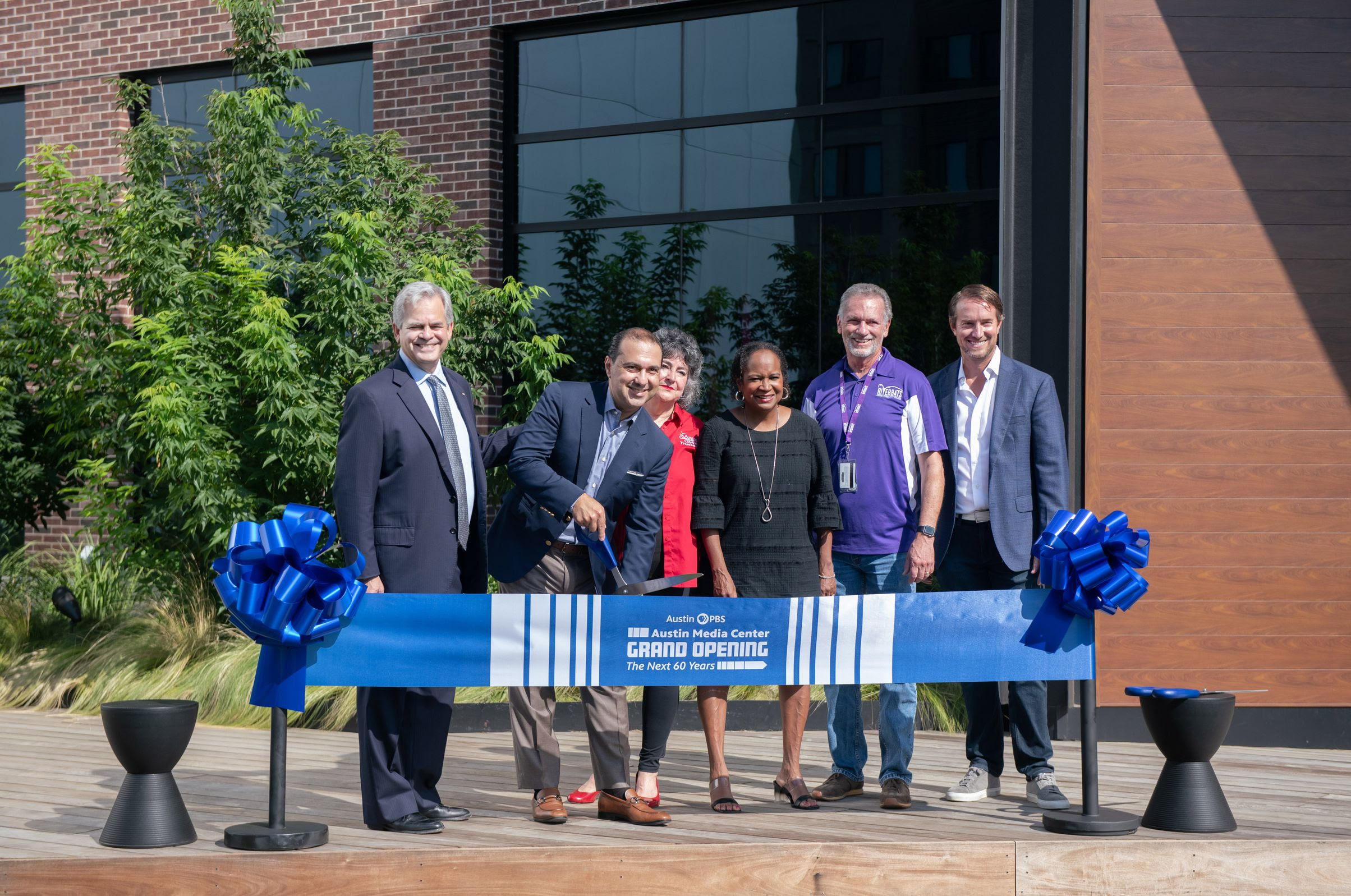 Austin Media Center ribbon cutting