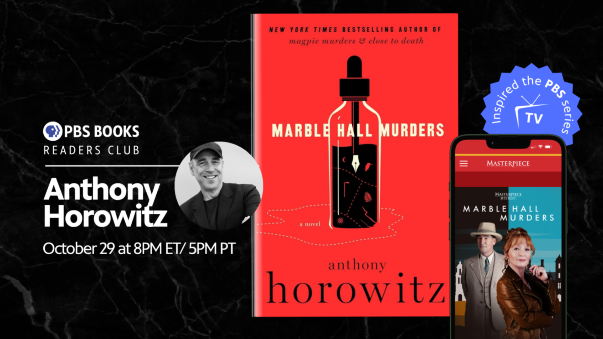 PBS Books Readers Club with Anthony Horowitz