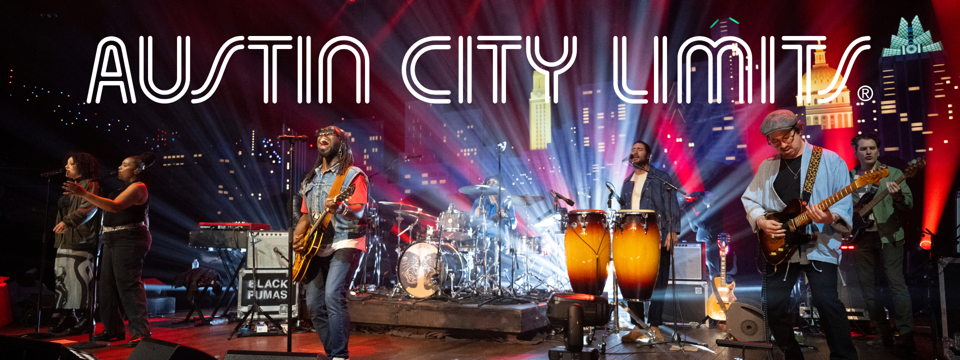 The Black Pumas play on the Austin City Limits stage..