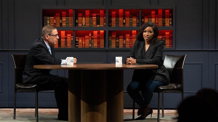 Evan Smith interviews US representative Jasmine Crockett in the Overheard studios