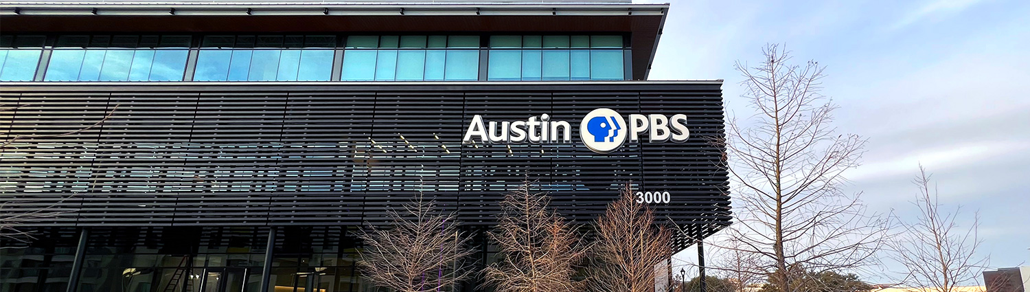 Exterior of new Austin PBS building..