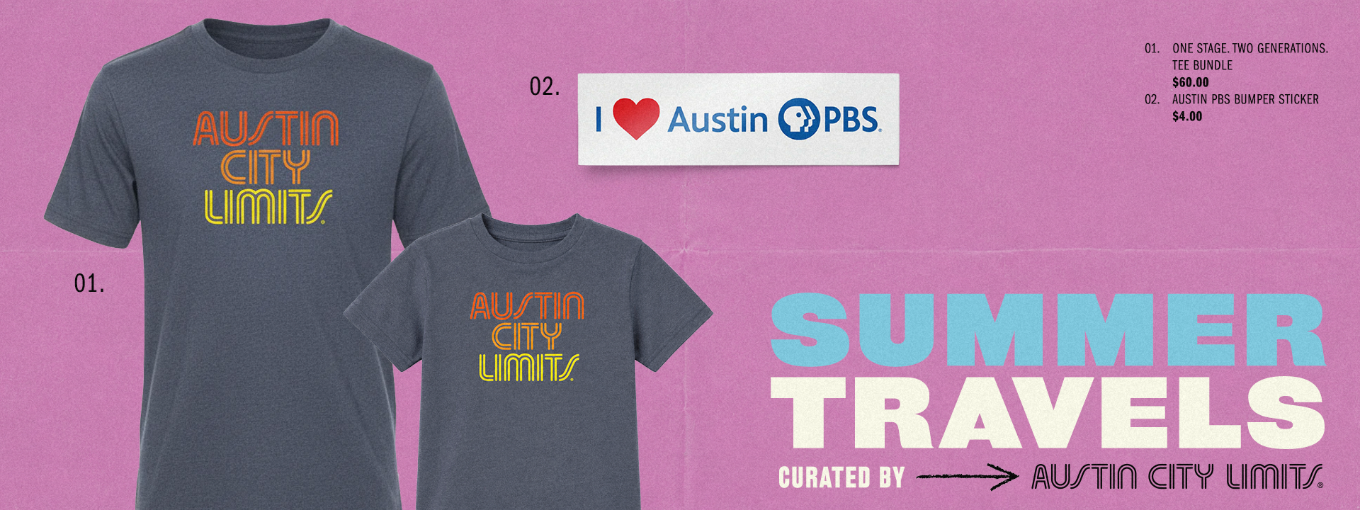 Travel in style with Austin City Limits merch!