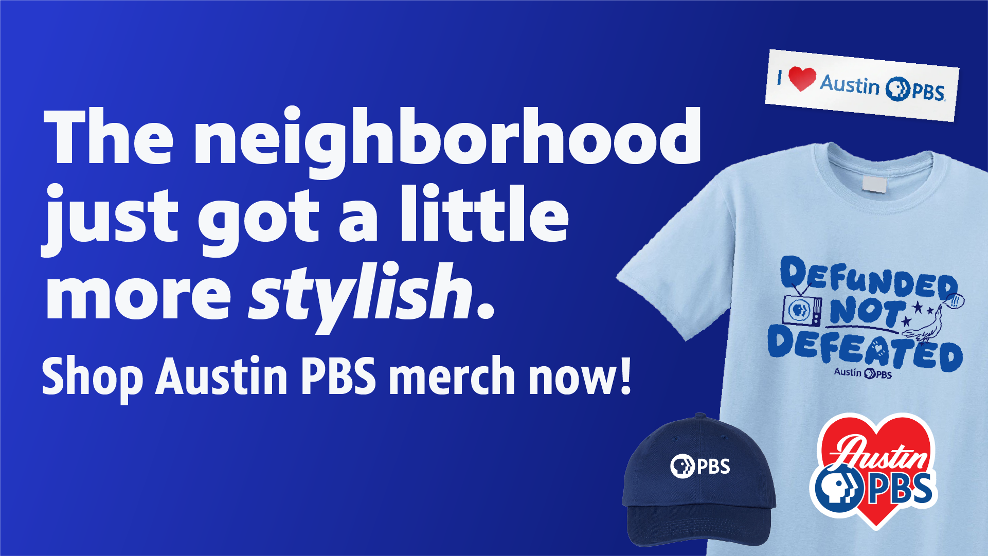 New Austin PBS Merch is Here