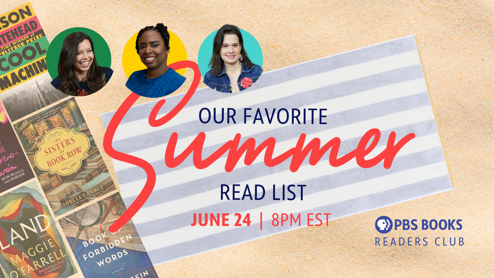 PBS Books Readers Club Our Favorite Summer Read List for June