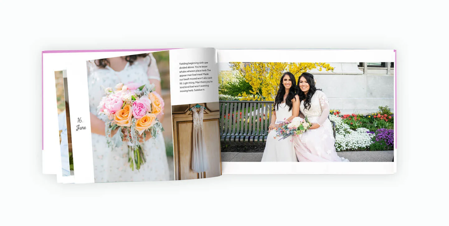 Beautiful Wedding Photo Albums | Easily Customized | Journi