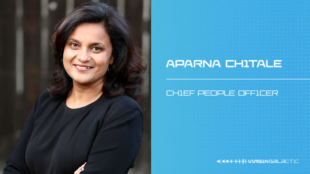 Virgin Galactic Hires Aparna Chitale as Chief People Officer