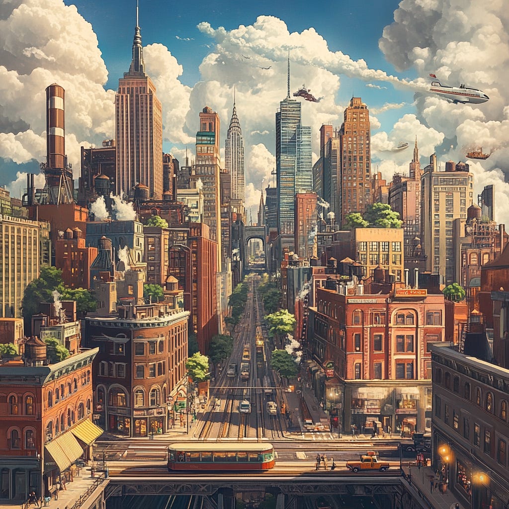 modern city