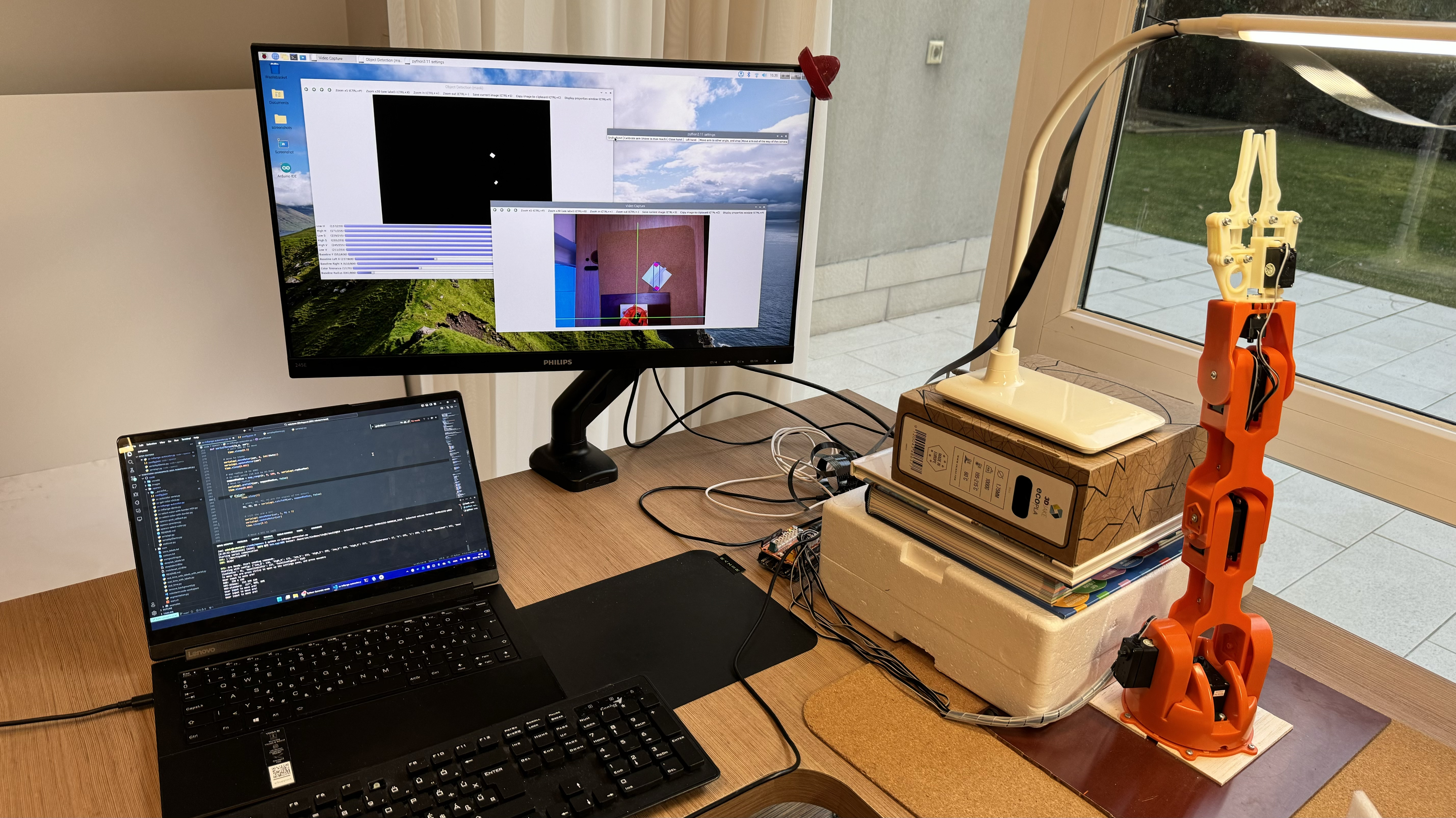 #3 photo of Object Tracking Robotic Arm