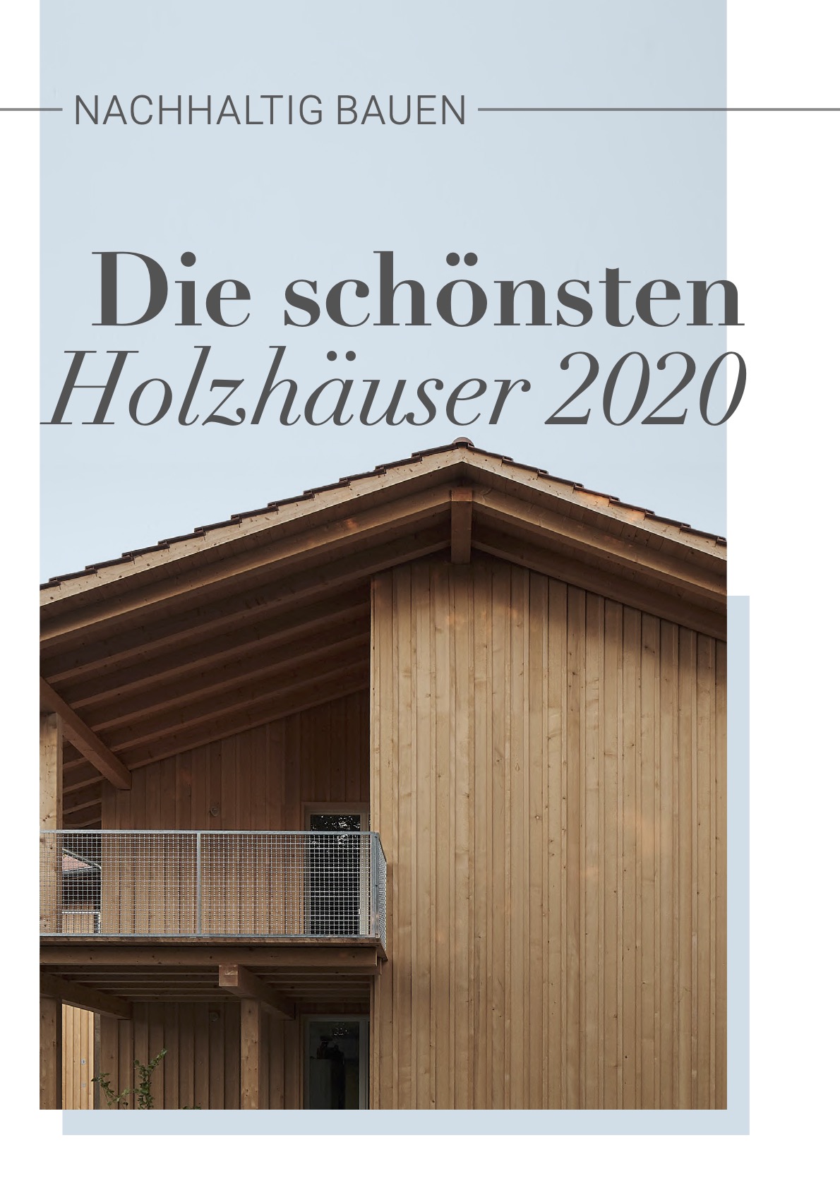 Cover des E-Books Die schönsten Holzhäuser 2020