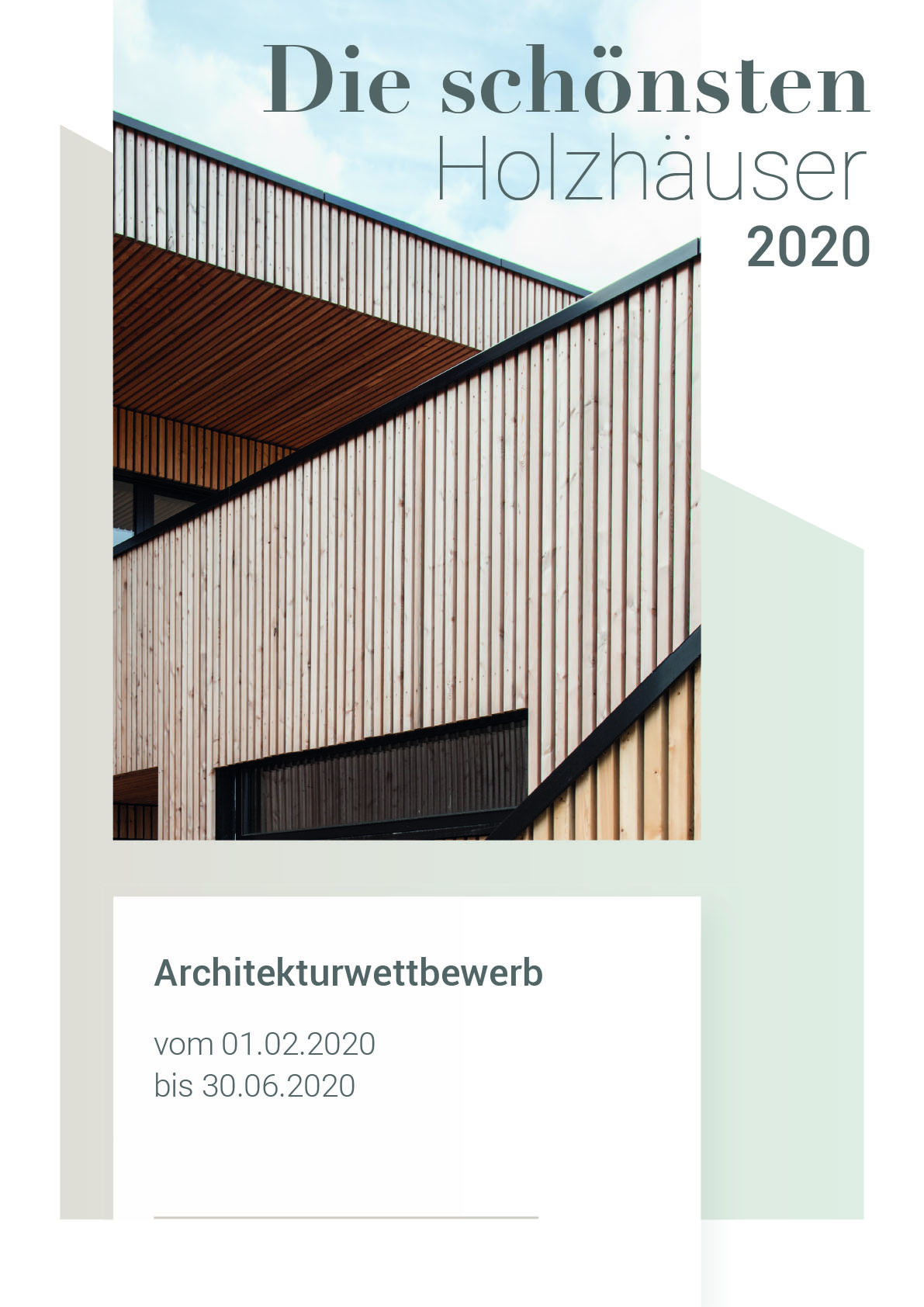 Wettbewerb: die schönsten Holzhäuser 2020