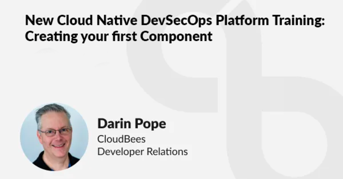 New Cloud Native DevSecOps Platform Training - Creating your first ...