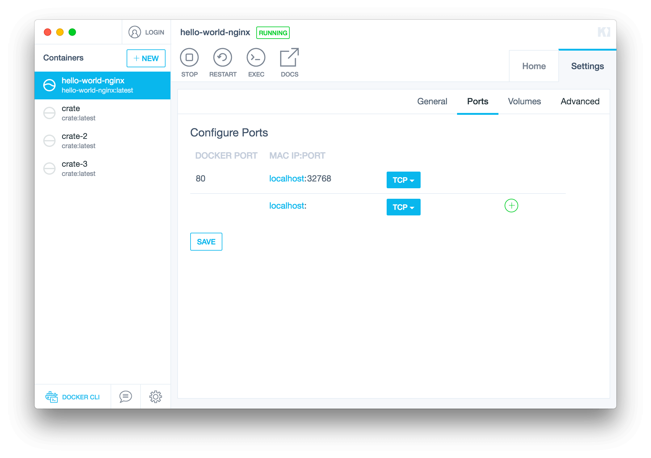 docker for mac version