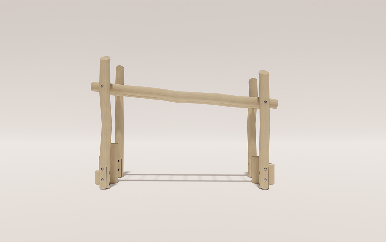 Inclined Monkey Bars High | Earthscape Collections