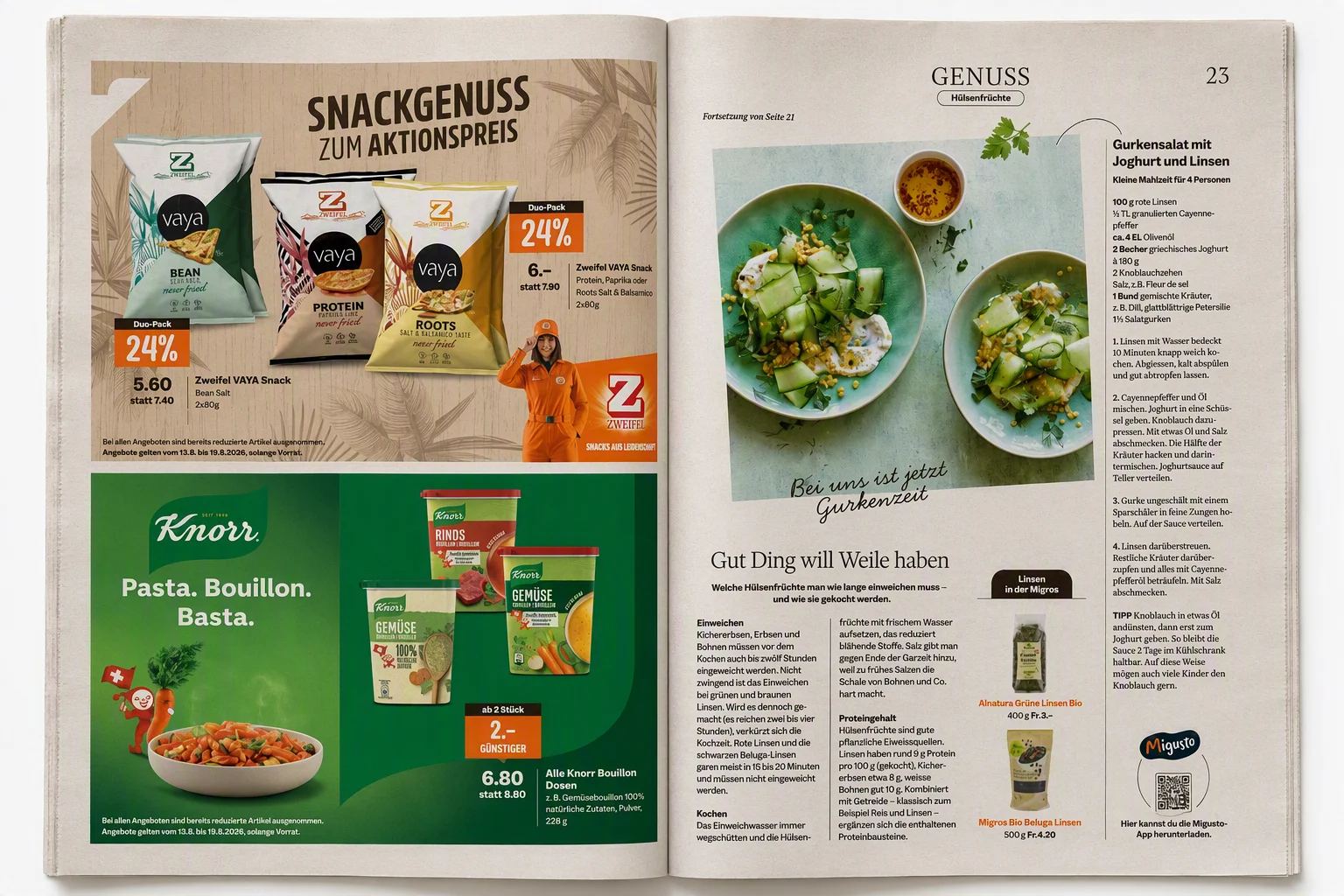 Mockup Anzeige Migros-Magazin