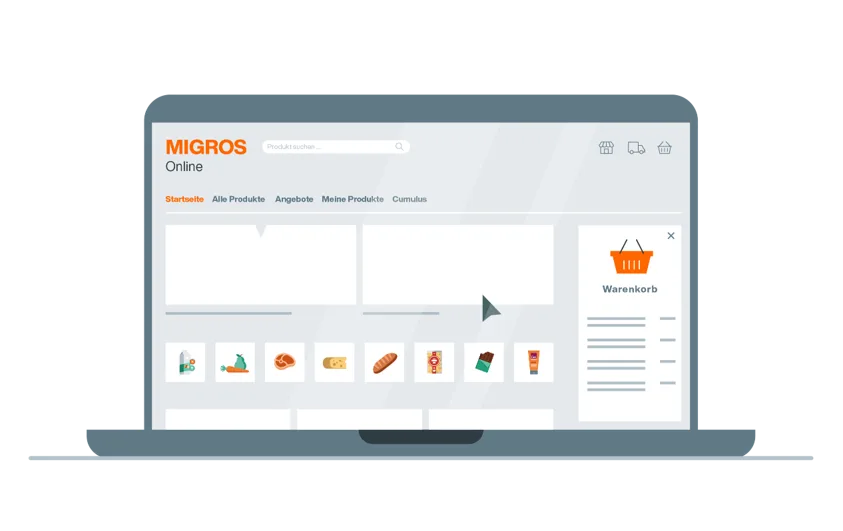 Icon Migros Online Laptop
