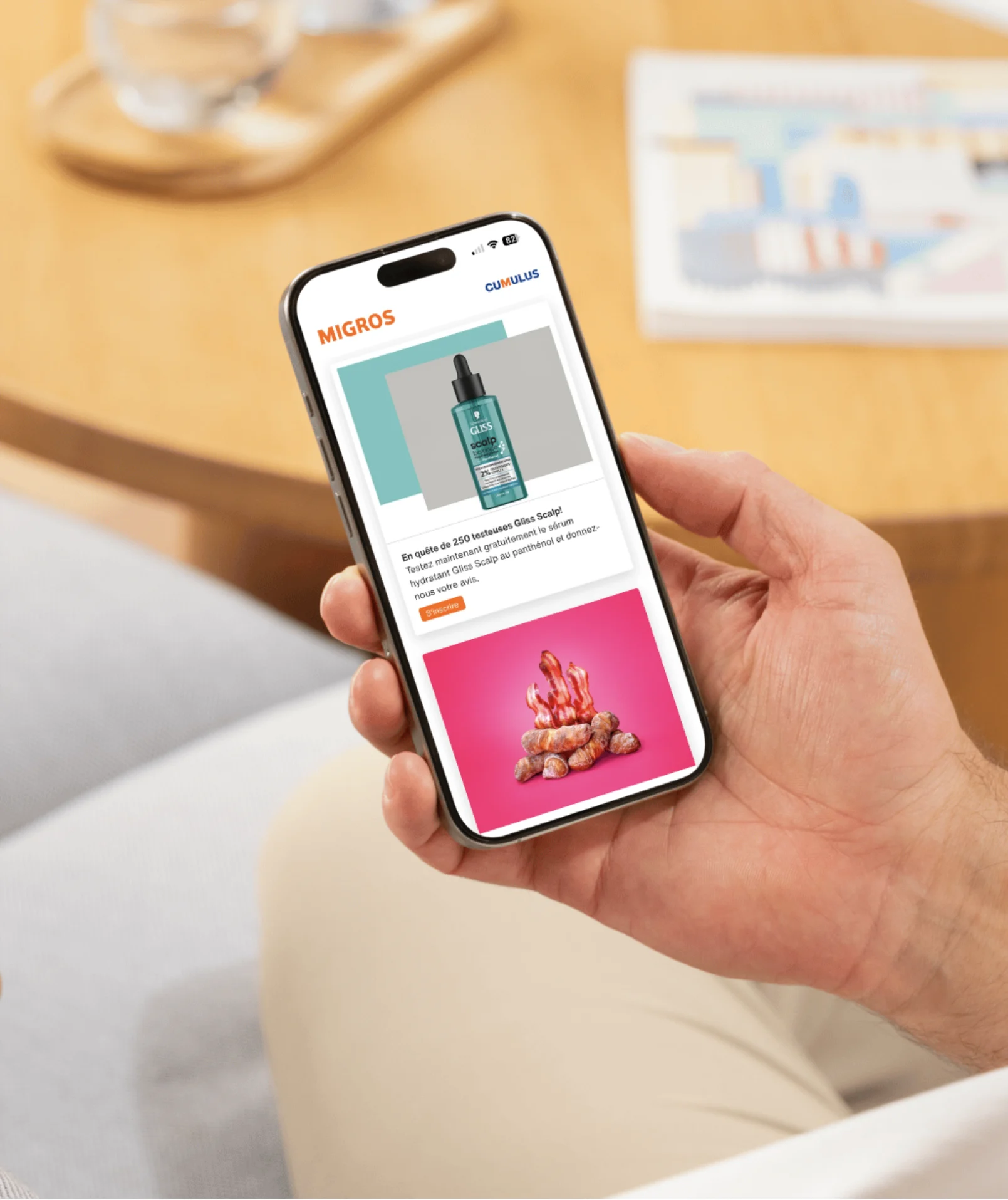 Henkel Gliss Scalp Migros Aktions-Newsletter Banner