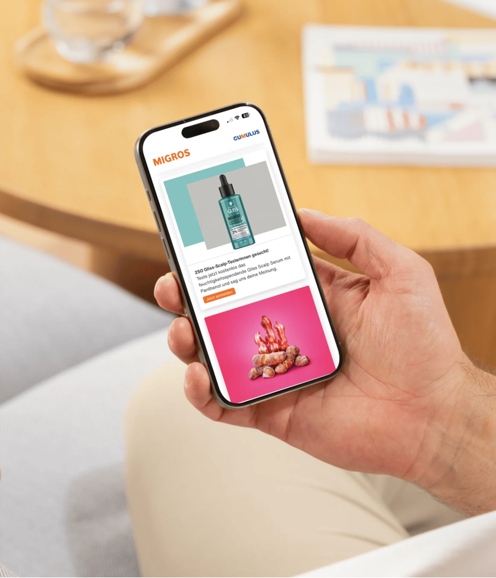 Henkel Gliss Scalp Migros Aktions-Newsletter Banner