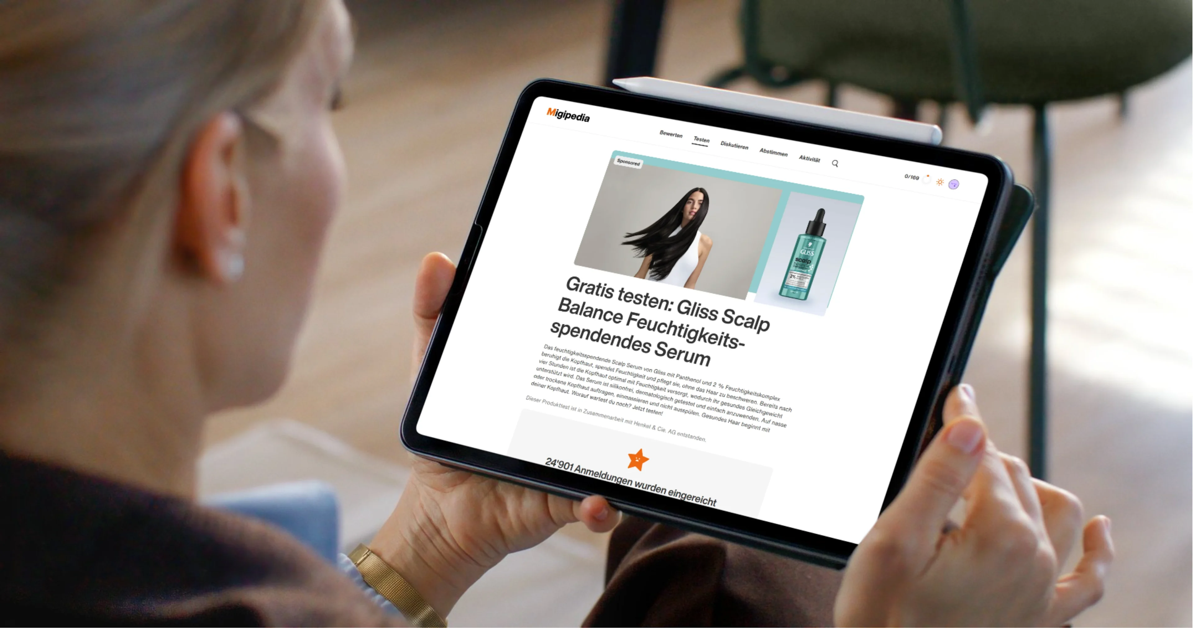 Tryvertising Henkel Gliss Scalp