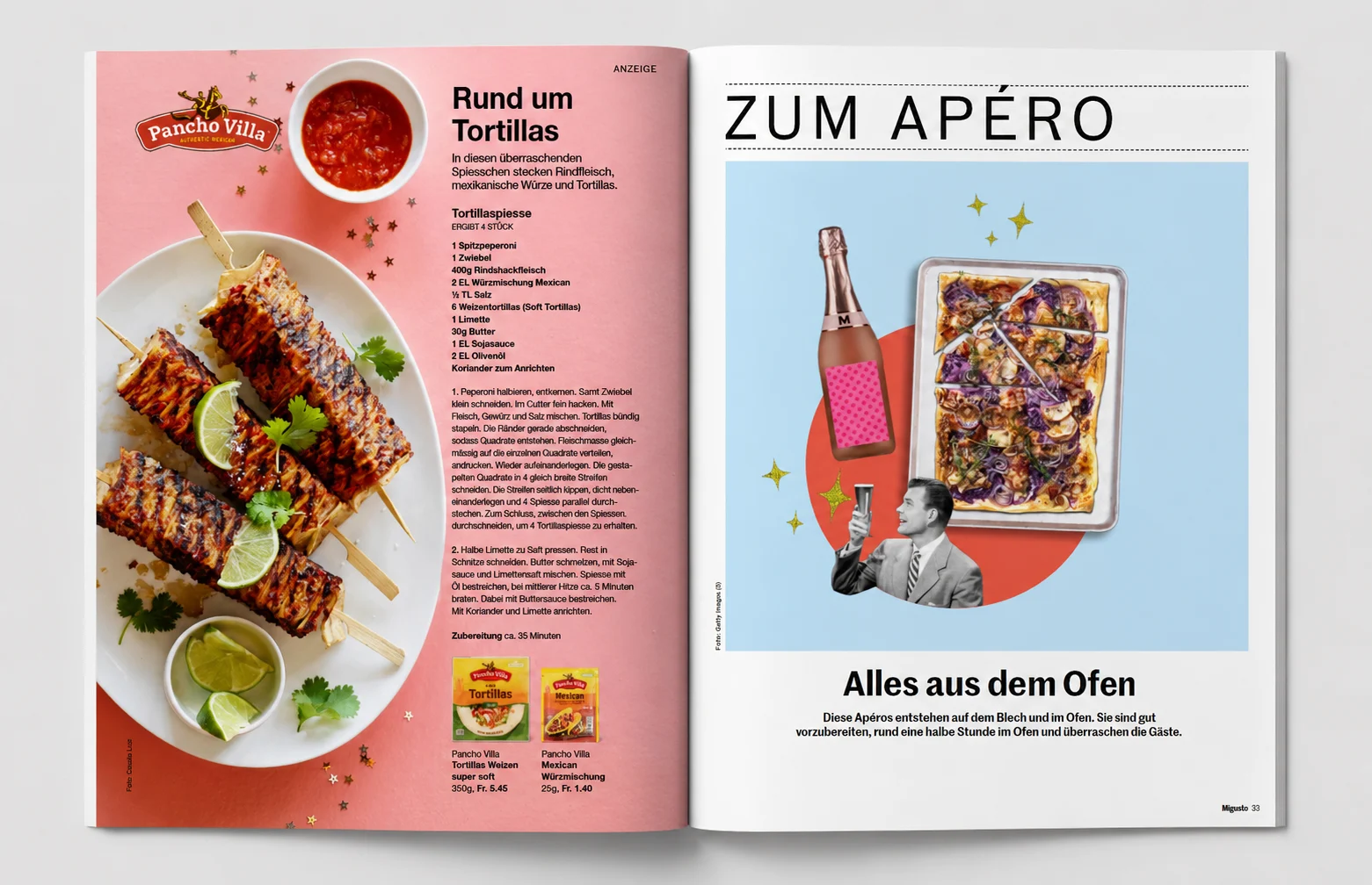 Migusto paid content mock-up