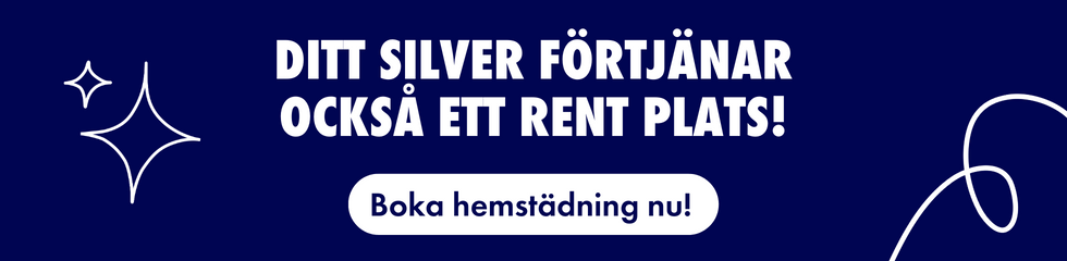 SE - Ditt silver förtjänar också ett rent plats - Banner