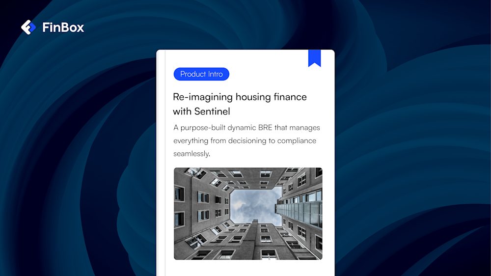 Re-imagining housing finance with Sentinel