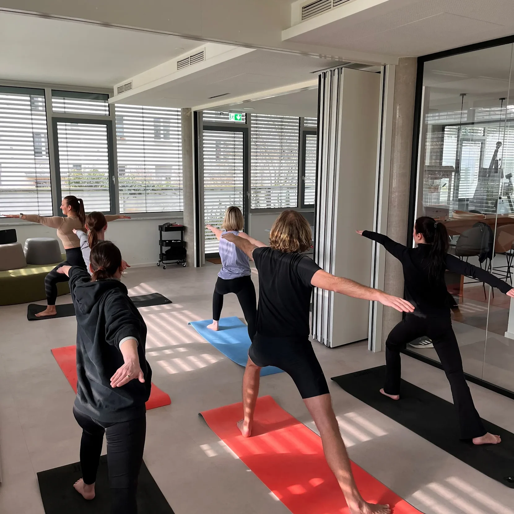 yoga session