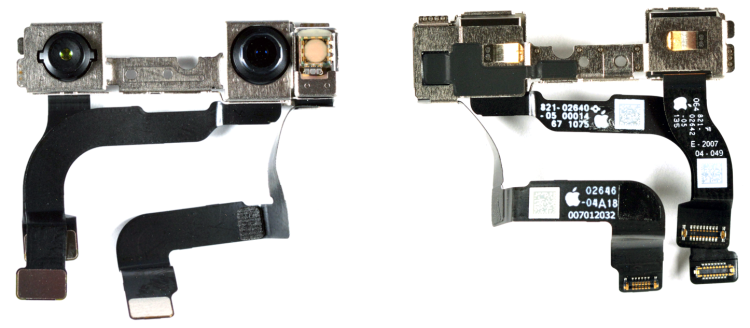image of iPhone 12 Pro's camera setup (front)