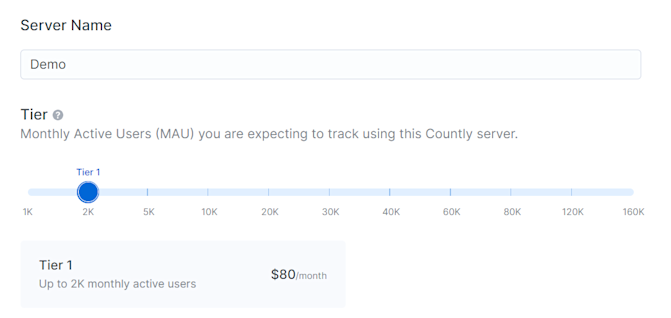 Countly pricing