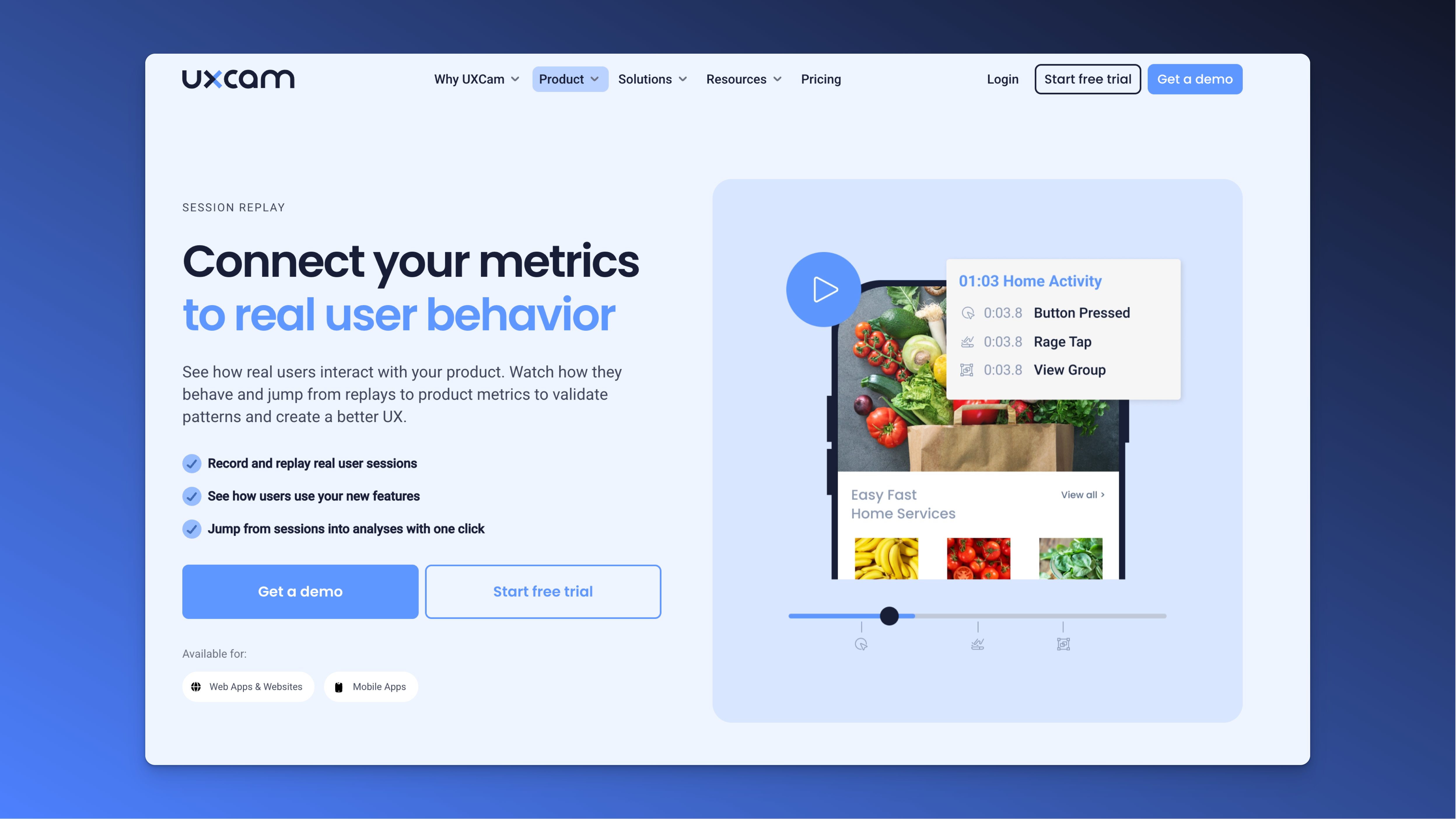 session recording for mobile apps