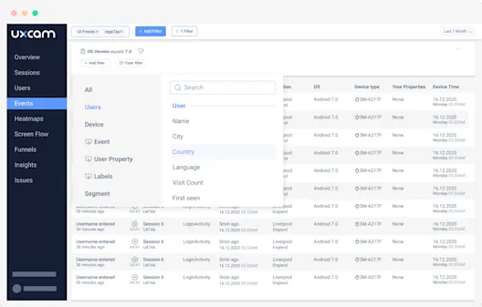 Easily zoom in on critical app events