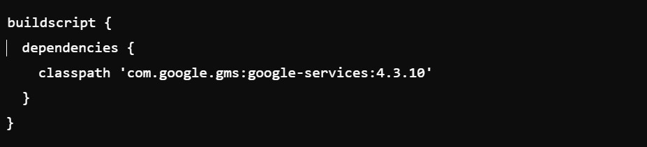React native android config