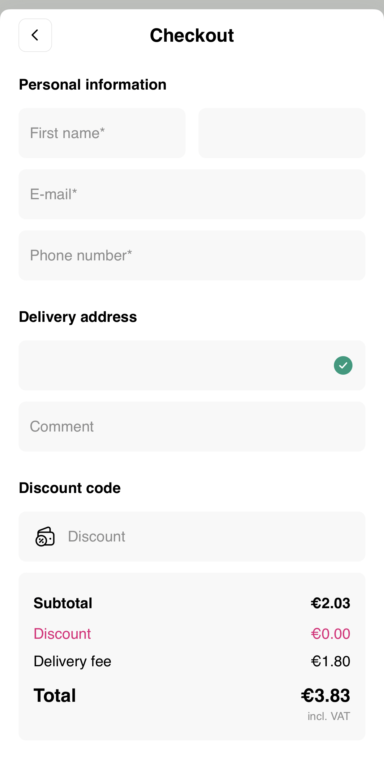 e-commerce app flink Simple and straightforward checkout process on the Flink app